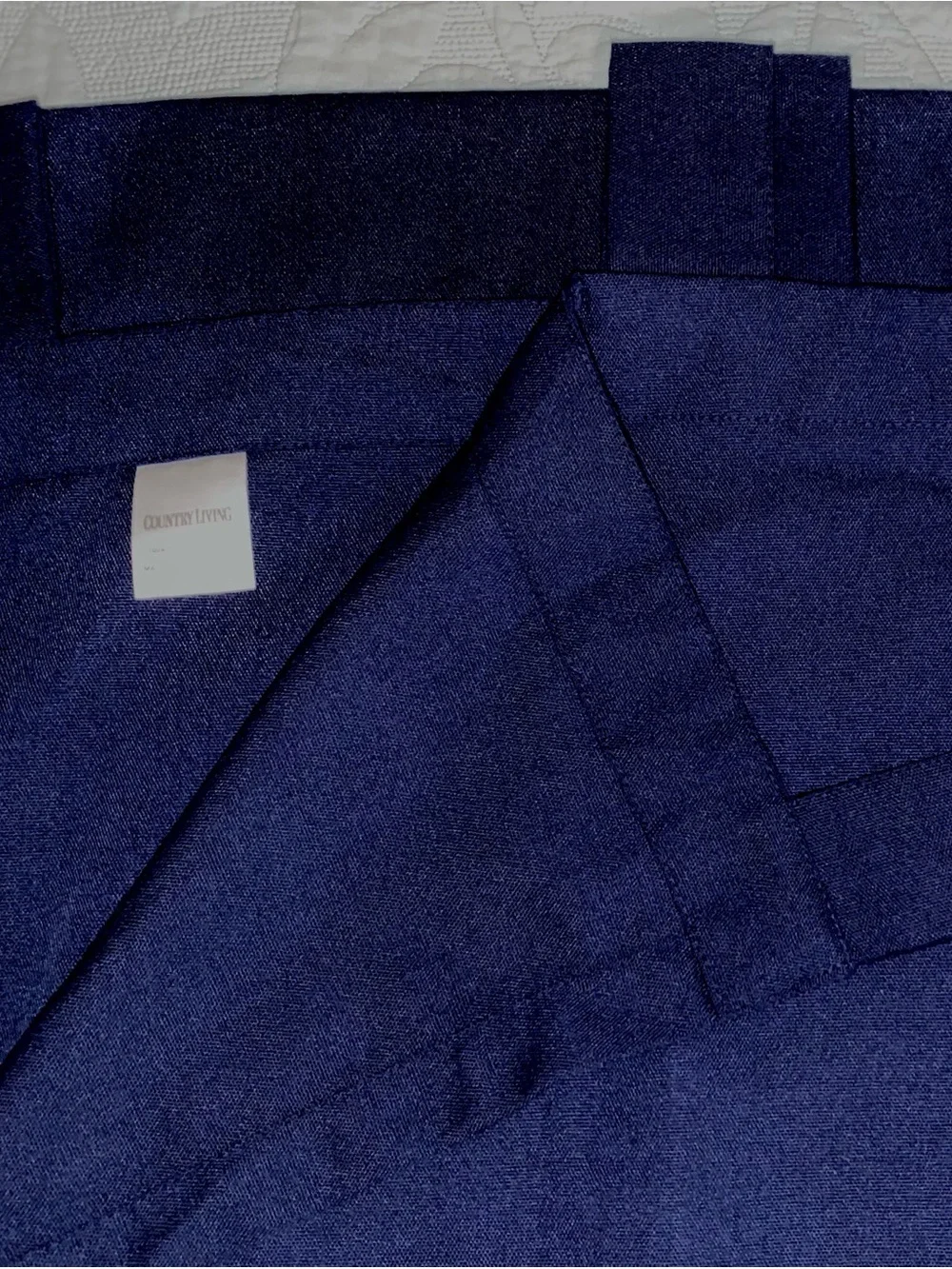 Navy Blue Tab-Top Curtains